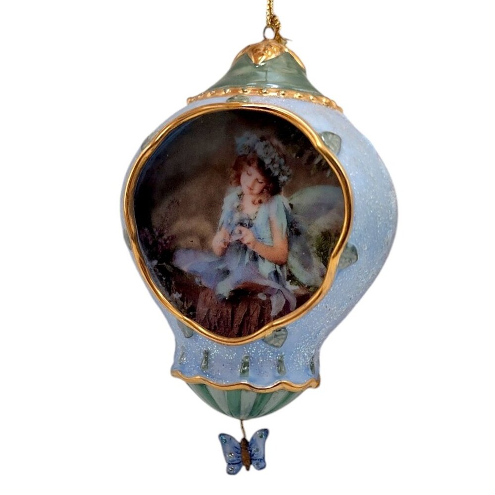Bradford Exchange Lisa Jane Enchanted Gardens Victorian Porcelain Ornament 2000